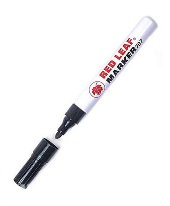 Red Leaf 707 Permanent Marker Black